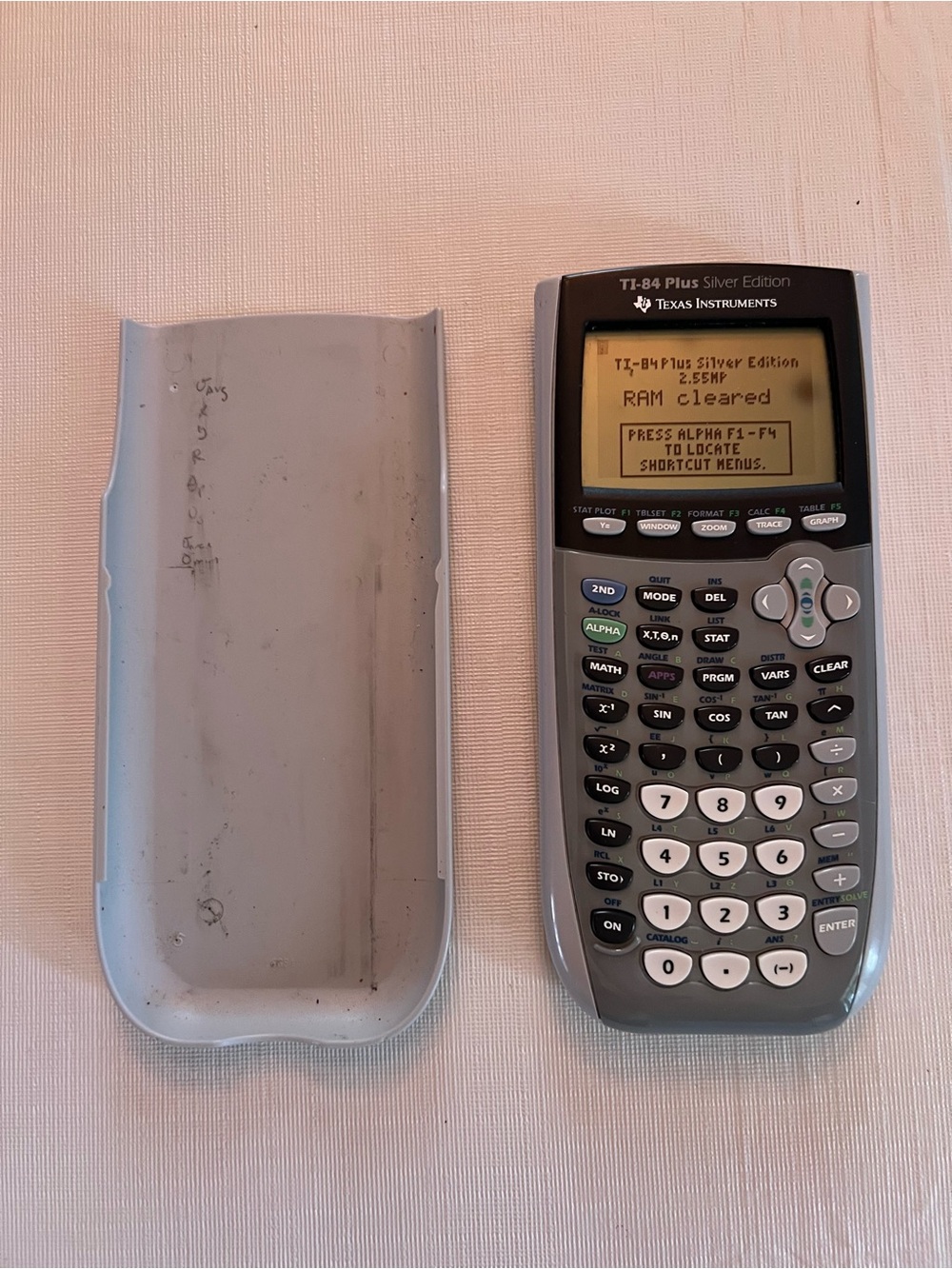 Texas Instruments TI-84 Plus Silver Edition Graphing Calculator Gray